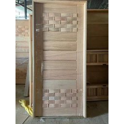 Porta Pivotante de Madeira Maciça 214x108 C/fechadura e Puxador - 5 Porta Pivotante de Madeira Maciça 214x108 C/fechadura e Puxador - 5