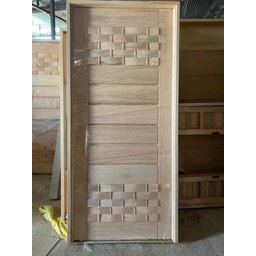 Porta Pivotante de Madeira Maciça 214x108 C/fechadura e Puxador - 2