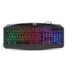 Teclado Gamer Multimidia Led Rgb Semi Mecânico Pc Notebook - 1