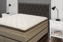 Ver imagem 3 de Cabeceira Viena Plus Queen 1,60 Suede Marrom Chocolate - Simbal