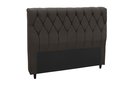 Ver imagem 1 de Cabeceira Viena Plus Queen 1,60 Suede Marrom Chocolate - Simbal