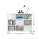 Ver imagem 3 de Nicho Organizador Branco com 3 Gavetas Brancas 1478 Qmovi