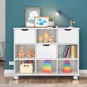Ver imagem 1 de Nicho Organizador Branco com 3 Gavetas Brancas 1478 Qmovi