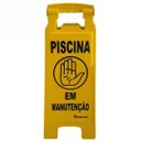 Ver imagem 1 de Placa de Sinalização Piscina em Manutenção Bralimpia