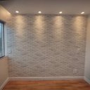 Ver imagem 5 de Revestimento Adesivo Tijolo Branco Cinza Autocolante Lavável 3d Cozinha Quarto Sala Box Banheiro