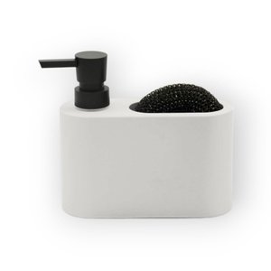 Dispenser P/ Detergente e Esponja Branco Acqua Mood - Nobre