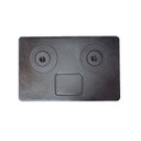 Ver imagem 1 de Chapa Fogão a Lenha 2 Furos com Redução Multiuso 92x59cm