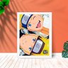 Quadro Decorativo Naruto Face com Moldura e Vidro 25X33:Branco - 1