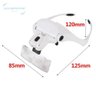 Lupa Cabeça Oculos com Led 5 Lentes Profissional pra Costura - 3