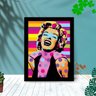 Quadro Decorativo Meryl Morrow com Moldura e Vidro 25X33:Preto - 1
