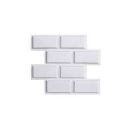 Kit 30 Placas PVC 3d Revestimento De Parede Decorativa Tijolinho 25 cm - 2