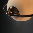 Ver imagem 3 de Lustre Pendente Bravalumi Daire Globo E27 Bivolt Rose Gold