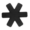 Ver imagem 2 de Kit 3 Pçs Protetor Panela Frigideira Travessas Anti Risco p Guardar Empilhado e não riscar Feltro