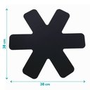 Ver mais imagens de Kit 3 Pçs Protetor Panela Frigideira Travessas Anti Risco p Guardar Empilhado e não riscar Feltro