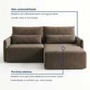 Ver imagem 4 de Sofá Cama Reclinável sem Caixa 180cm Tóquio