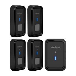 Campainha sem Fio Cib 101 com 4 Modulos Externo Intelbras - 2