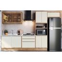 Ver imagem 1 de Kit Cozinha Modulada 6 Peças Versalis (2aéreos+2balcões+1torrequente+1complemento) C6p163 Freijo/