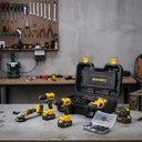Ver imagem 7 de Kit 4 Ferramentas Multifunções Lixadeira/Chave de Impacto/Martelete 2 Bateria 21V - Bom-9760 - Bomvi