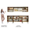 Ver imagem 6 de Armário de Cozinha Completa 233cm Rustic Emilly Fire Madesa 03