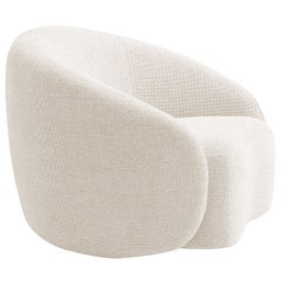 Poltrona Orgânica Luxo Recepção Amore Linho - 7