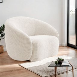 Poltrona Orgânica Luxo Recepção Amore Linho - 2