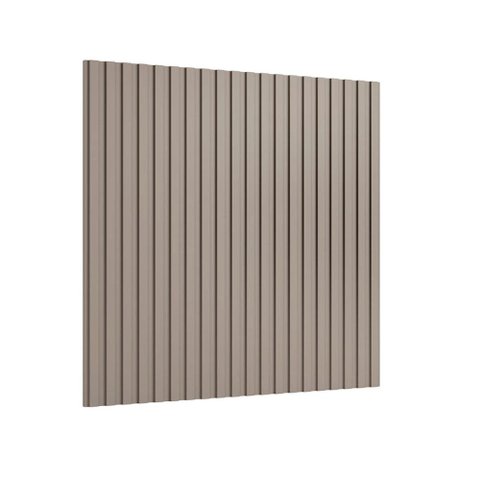 Painel Ripado Decorativo 320cm X 240cm em Madeira Mdf Cor:grigio