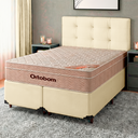 Ver imagem 1 de Cama Box + Colchão Queen Ortobom Molas Ensacadas Airtech + Cabeceira Estofada