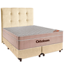 Cama Box + Colchão Queen Ortobom Molas Ensacadas Airtech + Cabeceira Estofada - 1