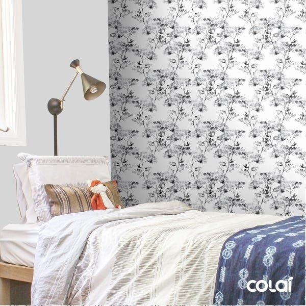 Papel De Parede Lavável Folhas Em Degradê 18m - 3
