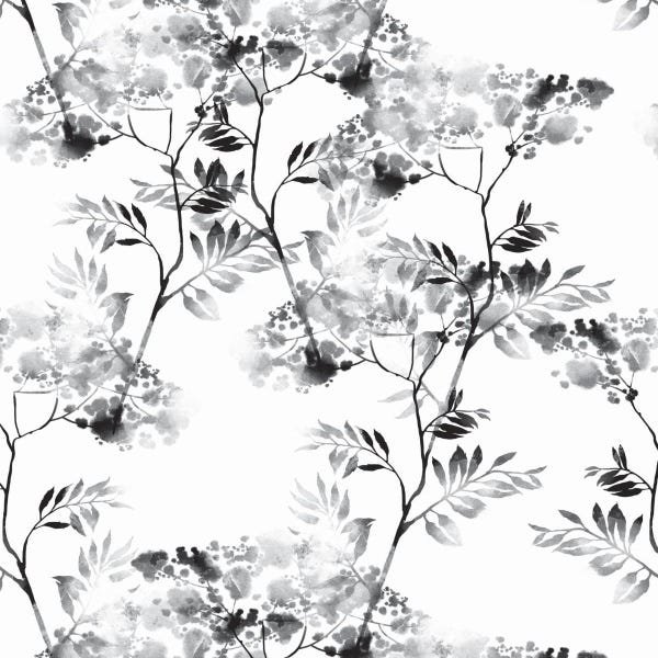 Papel De Parede Lavável Folhas Em Degradê 18m - 1