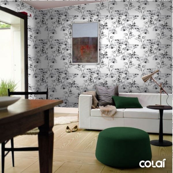 Papel De Parede Lavável Folhas Em Degradê 18m - 4