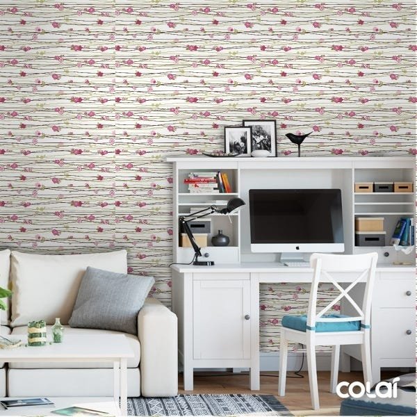Papel De Parede Adesivo Lavável Orquídeas 18m - 2