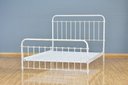 Ver imagem 7 de Cama de Ferro Patente Casal Comum Branca Envelhecido