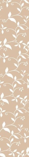 Papel De Parede Lavável Folhas Com Fundo Marrom 3m - 7