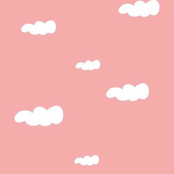 Papel de Parede Adesivo Lavável Céu Rosa 18m - 1