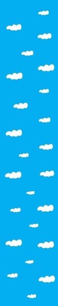 Papel de Parede Adesivo Lavável Céu Azul 18m - 5