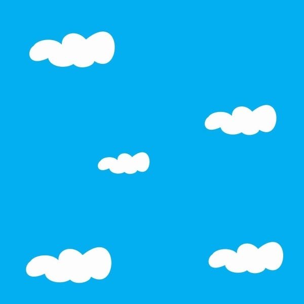 Papel de Parede Adesivo Lavável Céu Azul 18m - 1