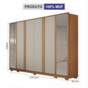 Ver imagem 2 de Guarda Roupa Casal Grande MDF 6 Portas Palazzo - Arbo Design