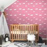 Papel de Parede Adesivo Lavável Céu Rosa Bebê 15m - 3