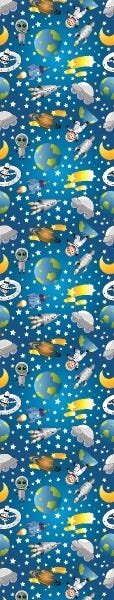 Papel de Parede Adesivo Lavável Espaço Sideral - 5