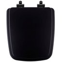 Ver imagem 1 de Tampa de Vaso Poliéster com Amortecedor Boss Matte Black (preto Fosco) para Bacia Incepa com