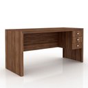Ver imagem 4 de Mesa Com 0Para Home Office Me4113 Nogal Tecno Mobili