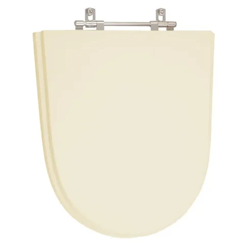 Assento Sanitario Poliester Century Creme para vaso Deca