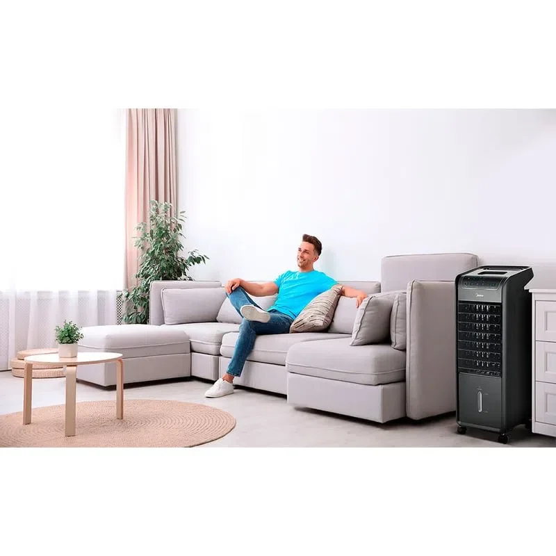 Climatizador Portátil Akap Frio 60w 3 Velocidades Midea Preto 220v - 10