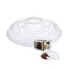Tampa Protetora de Alimentos para Micro-ondas de Plástico Lyor 26cm X 6,5cm - 2