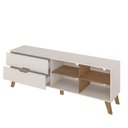 Ver imagem 7 de Rack para Tv até 75" Verona Off White/pinho Artely