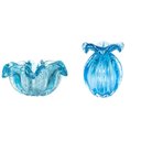 Ver imagem 3 de Cachepot Decoração Cristal Murano Escarlete Cor Aquamarine