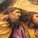 Ver imagem 5 de Quadro Santa Ceia Mosaico Jesus e Apóstolos em Mdf 130x65