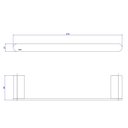 Ver imagem 2 de Porta Toalha 30cm Deca Versa Black Noir