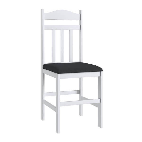 Conjunto Mesa Cozinha com 4 Cadeiras Branco e Preto Lilies - 4